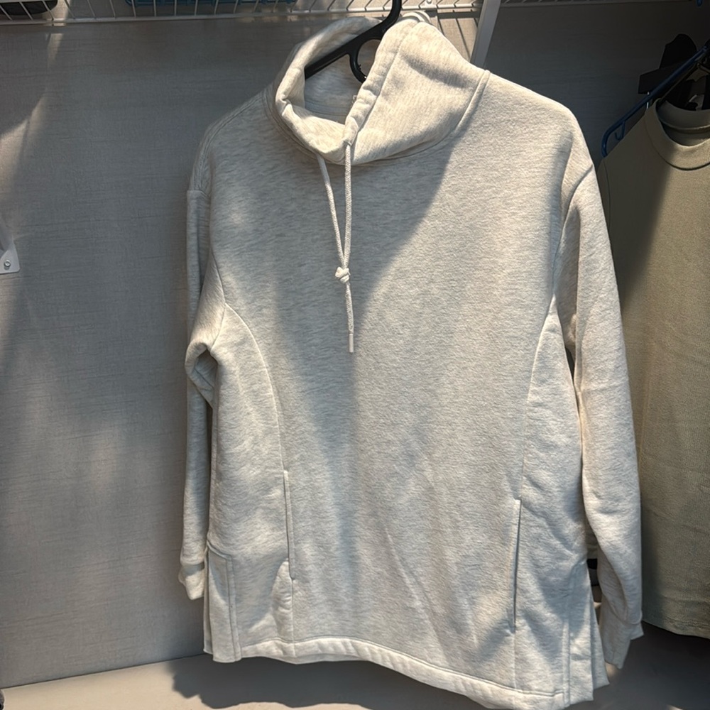 90 degree turtle neck hoodie